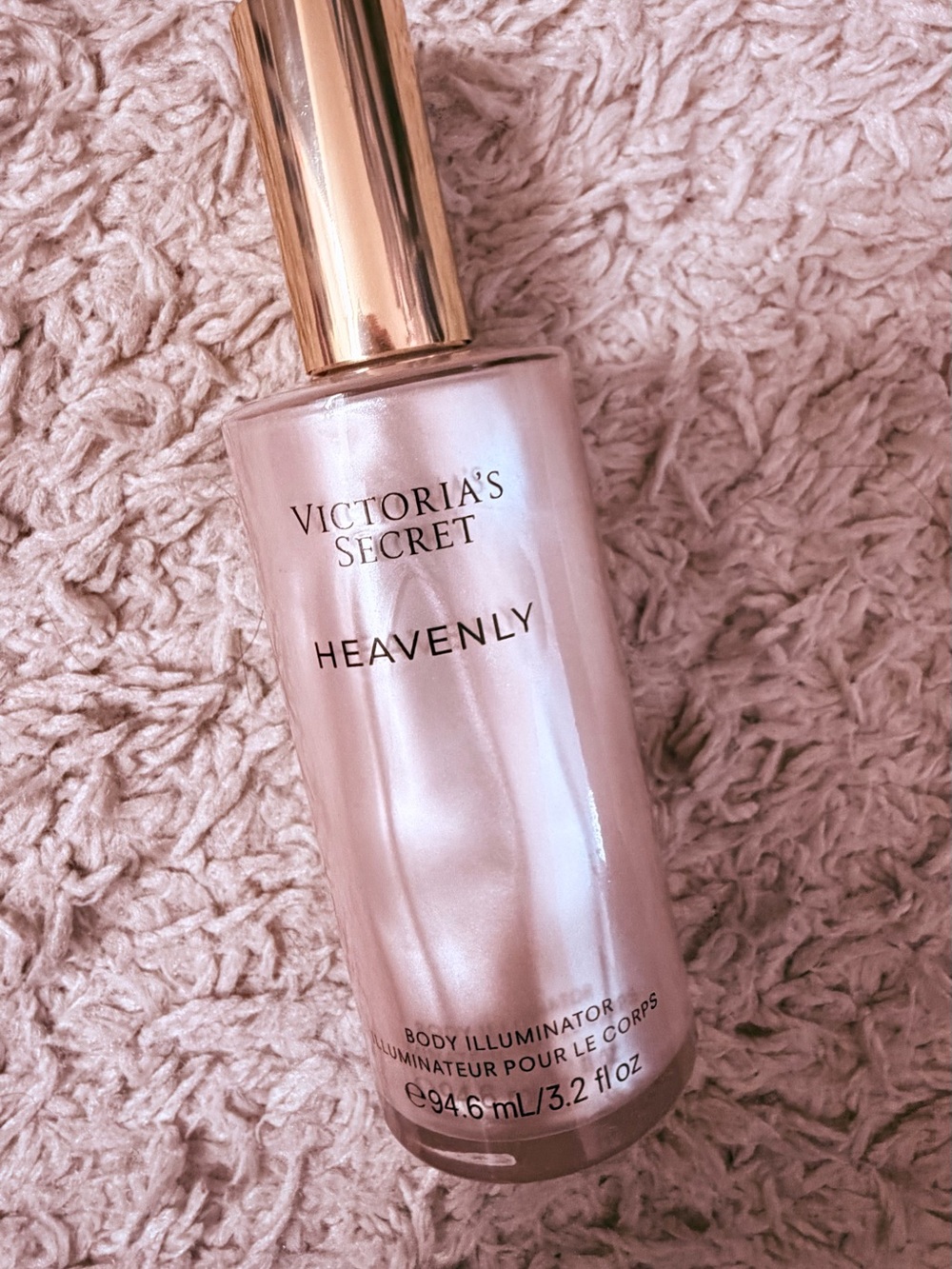Victoria's Secret Heavenly Illuminator - Pearl Pink & Gold Cap